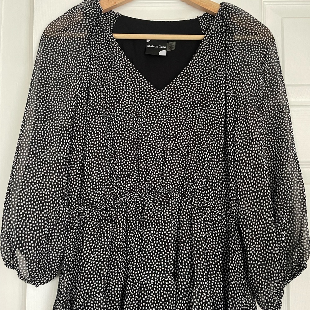 Black and White Women's dress